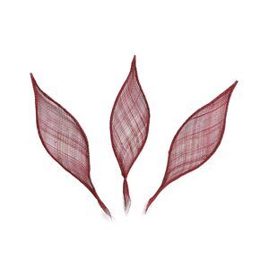 7196 3pc Large Leaf Petal Trimmings Sinamay Fascinator Making Millinery Diy